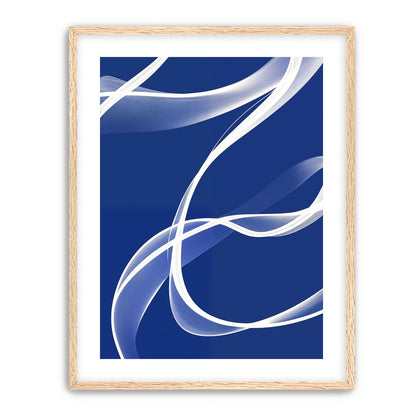 White Stroke on Blue 2