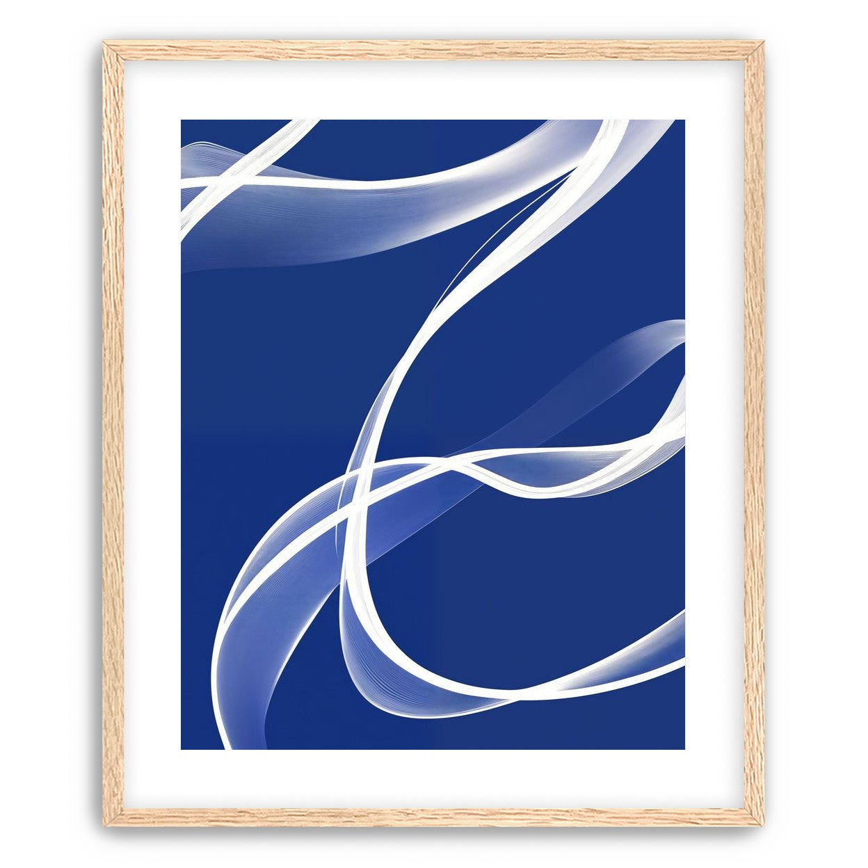 White Stroke on Blue 2
