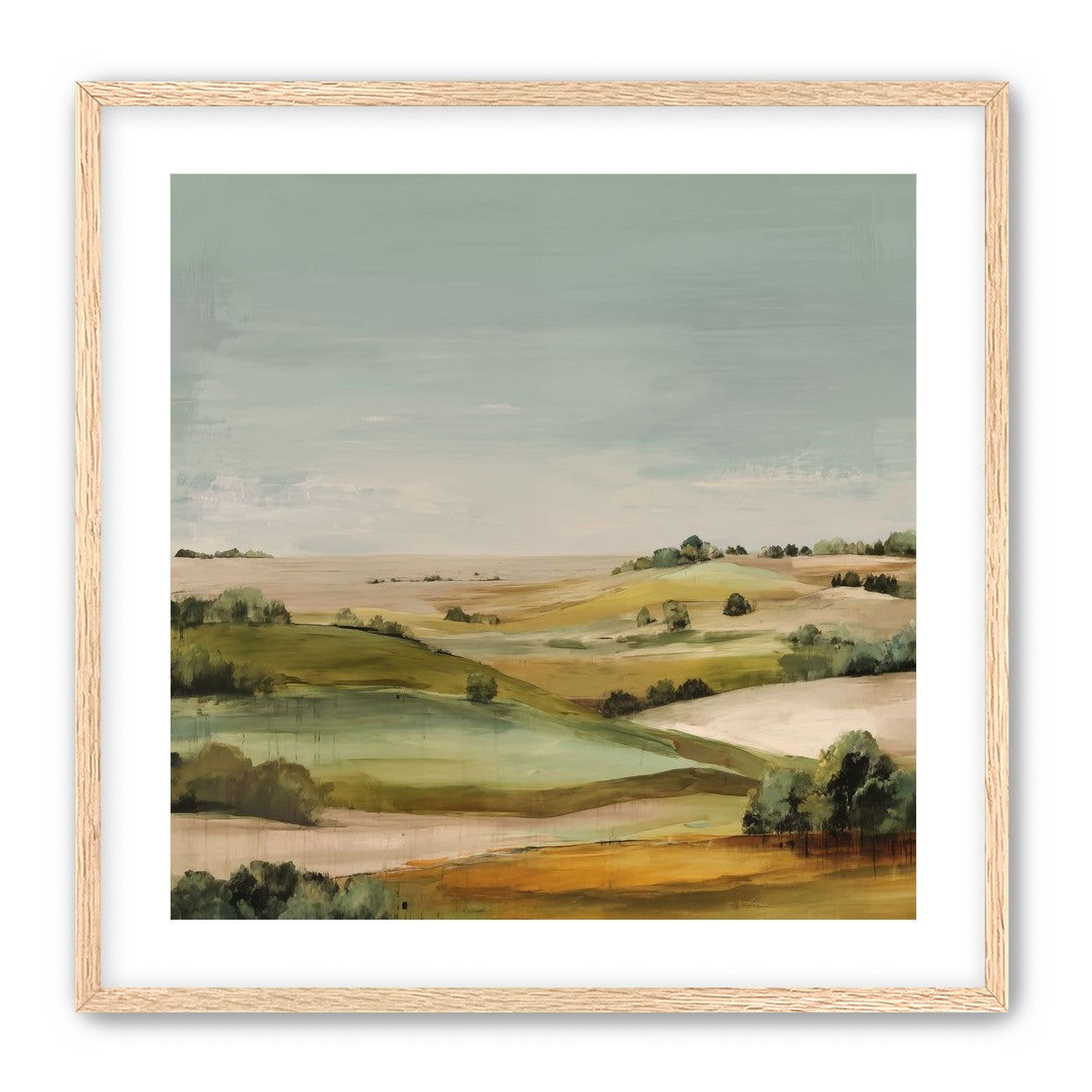 Valley with Rolling Hills