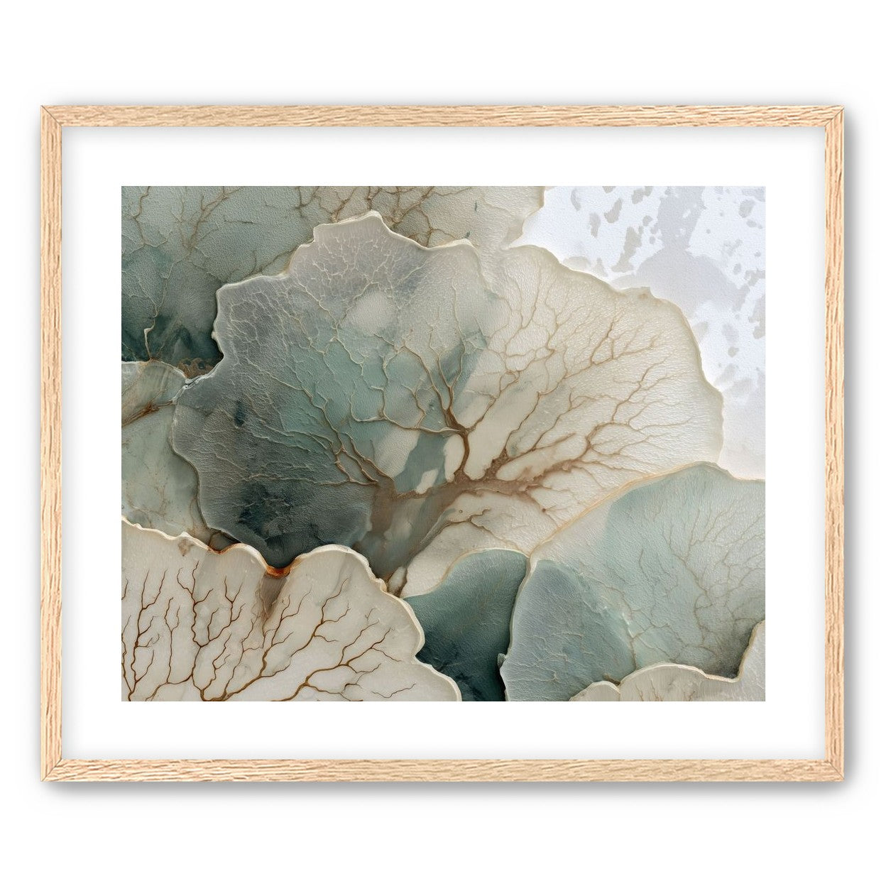 Translucent Leaves with Fine Veins
