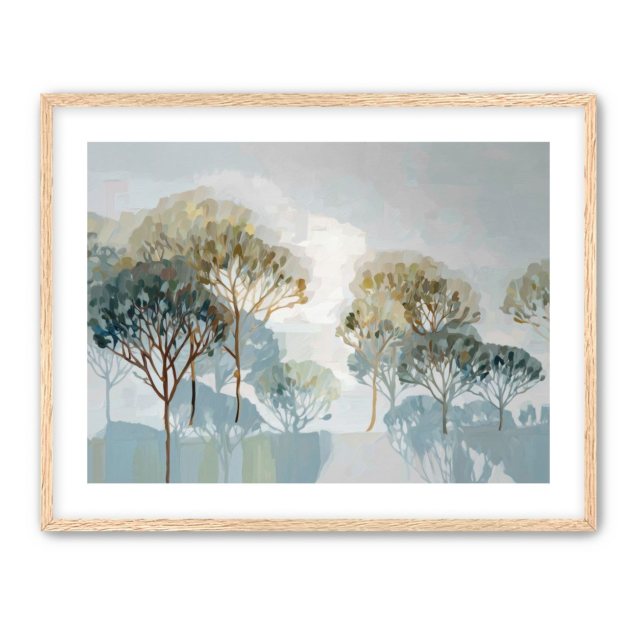 Tree Canopies in Soft Rows