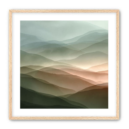 Mountains in Haze