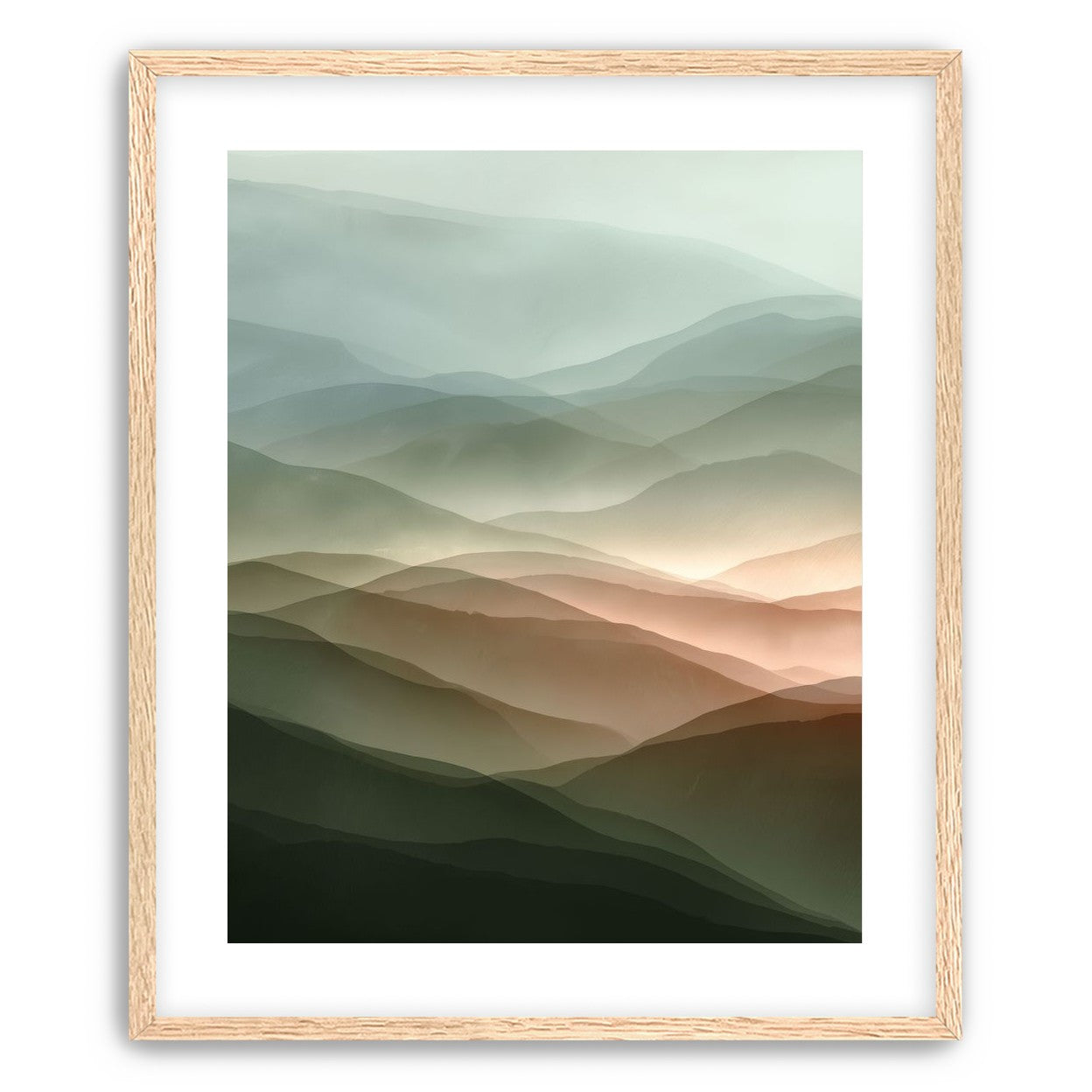 Mountains in Haze