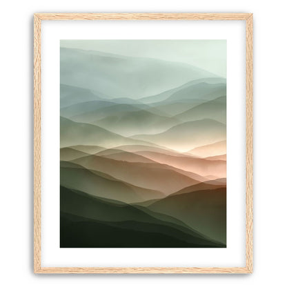 Mountains in Haze
