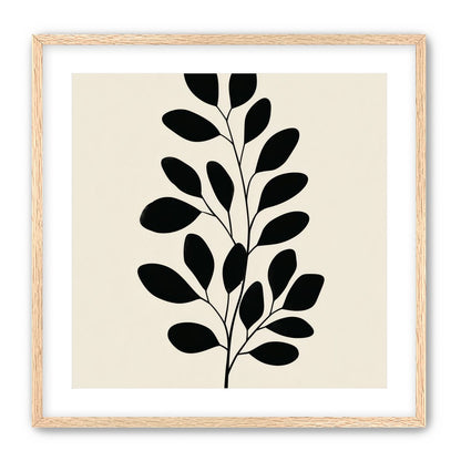 Plant Cutout on Cream