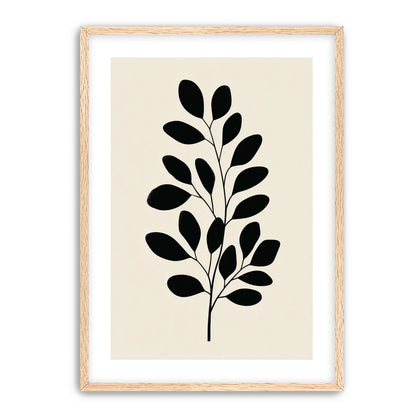 Plant Cutout on Cream