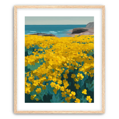 Yellow Coastal Wildflowers