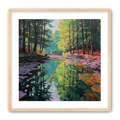 Worn Stones Along a Quiet Creek
