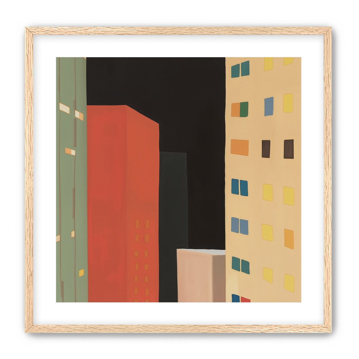 Color windows in the dark