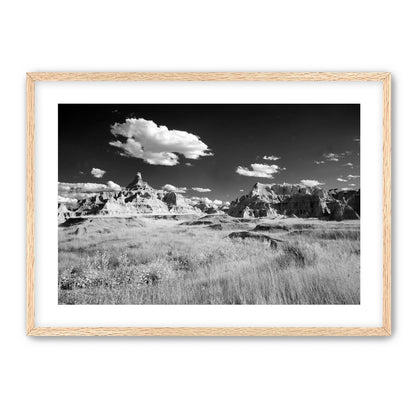 Badlands in Monochrome