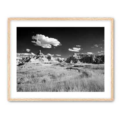 Badlands in Monochrome