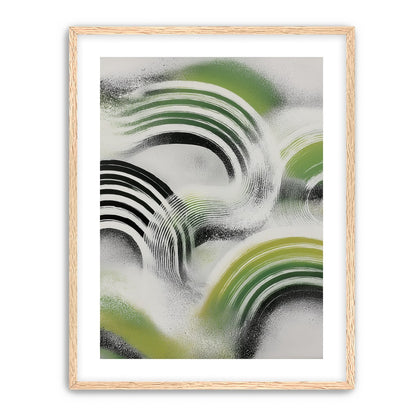 Green arcs across the haze