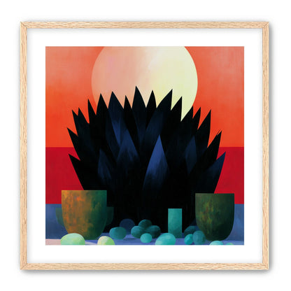 Fruit before the pale sun