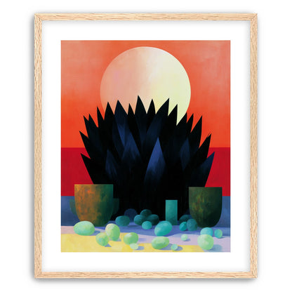 Fruit before the pale sun