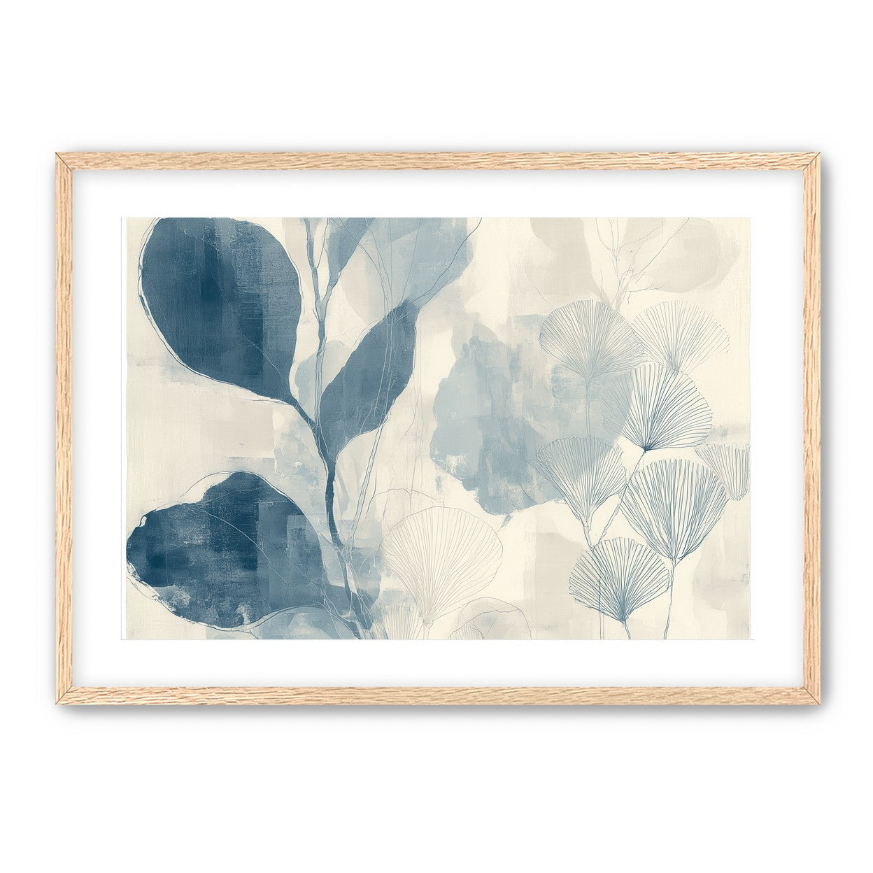 Pale leaves and fans