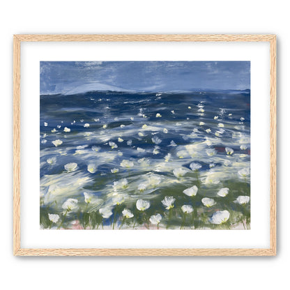 White flowers under blue sky