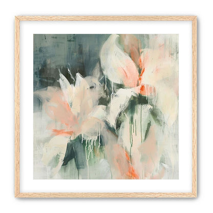 Drips on pale petals