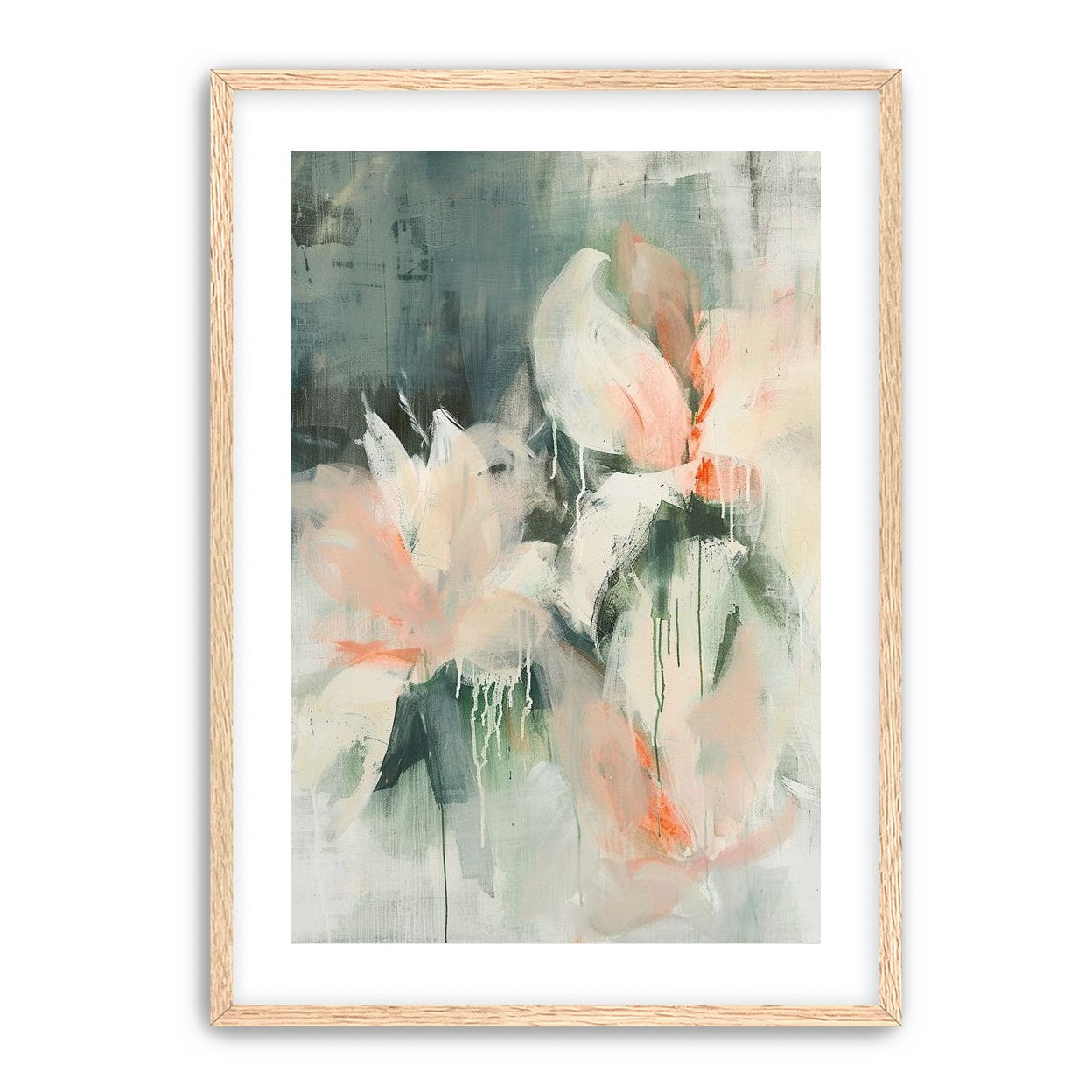 Drips on pale petals