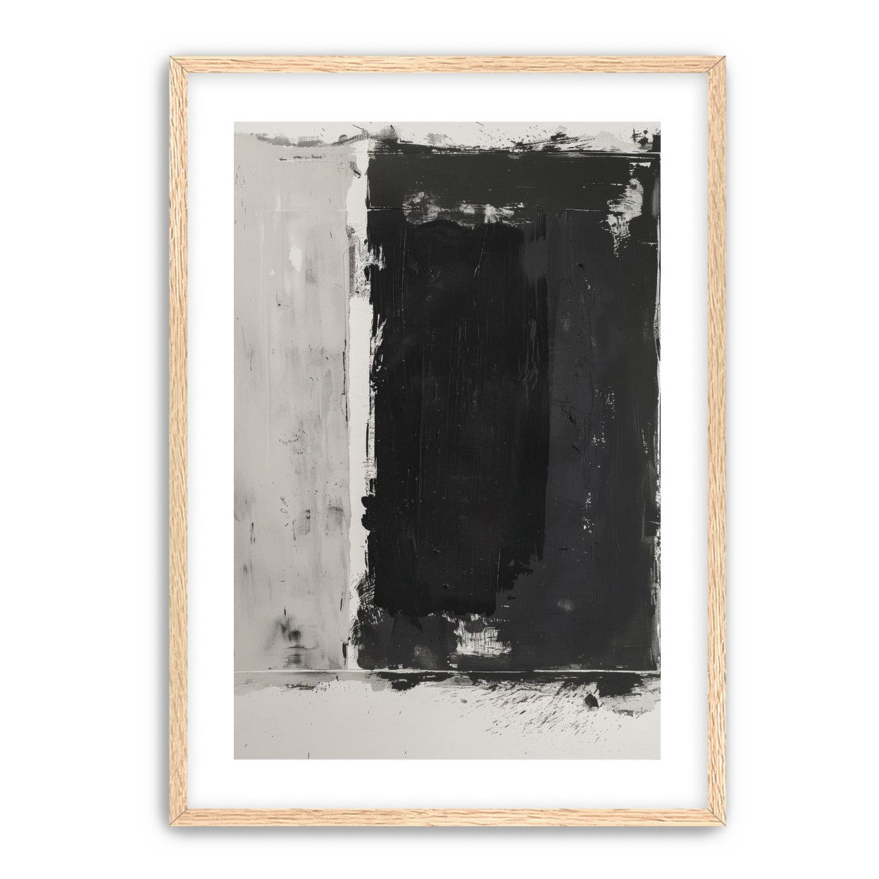 Black weight on gray ground