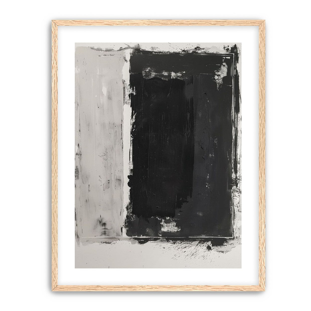 Black weight on gray ground