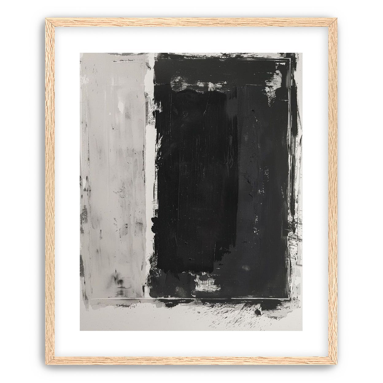 Black weight on gray ground