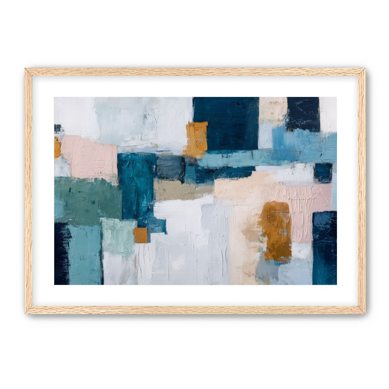 Offset Blocks Across White