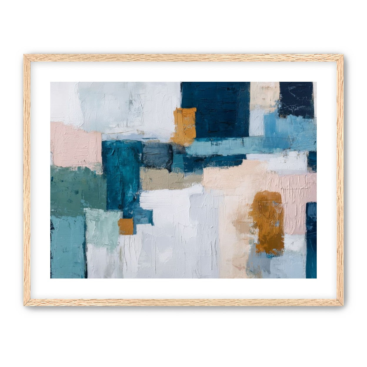 Offset Blocks Across White