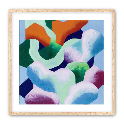 Soft edged color blocks