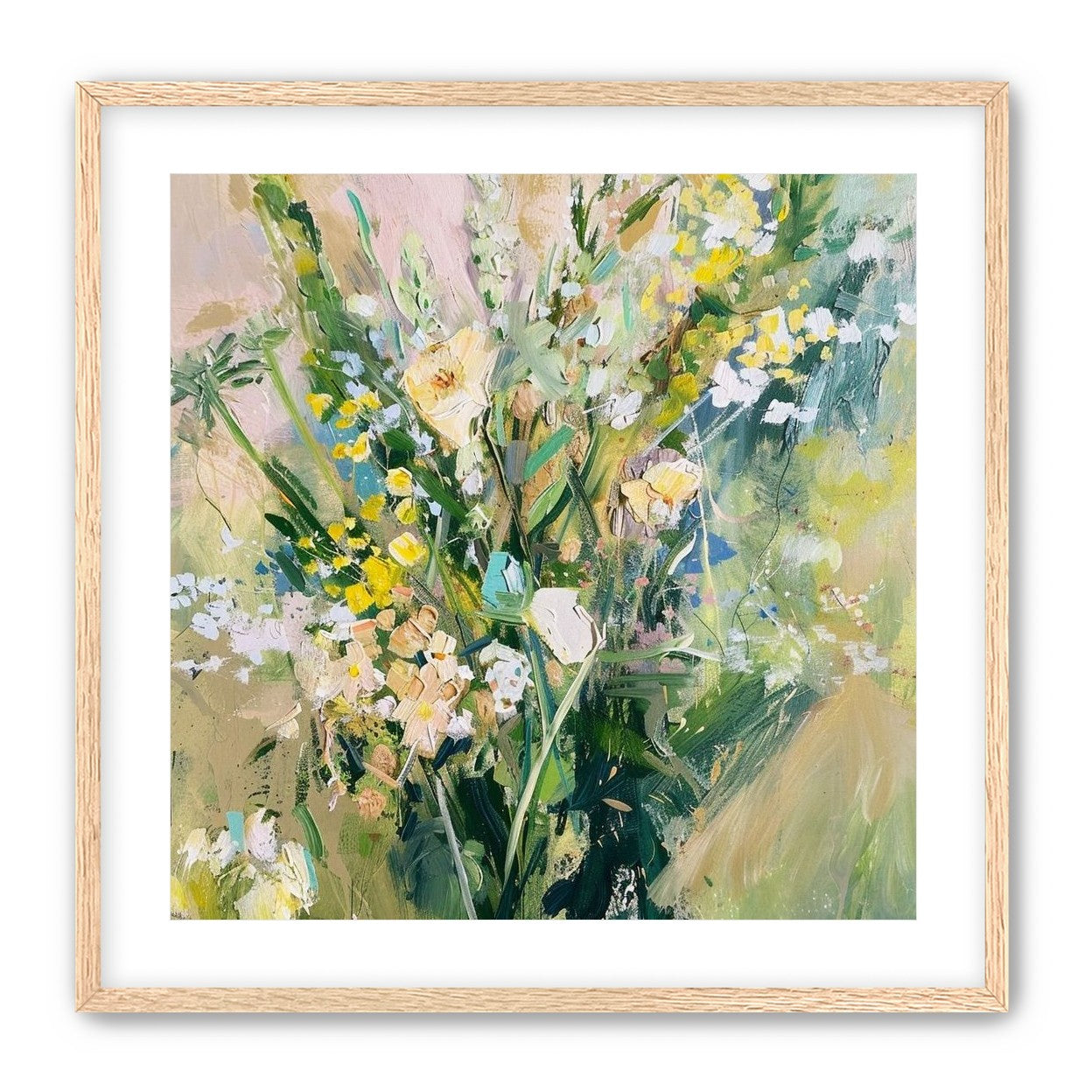 Wildflowers leaning into light