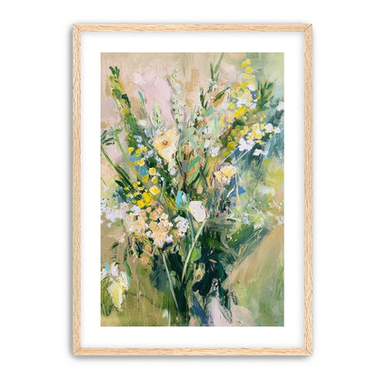 Wildflowers leaning into light