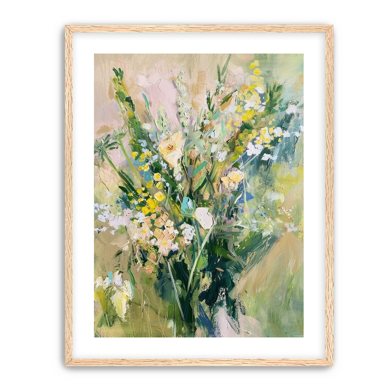 Wildflowers leaning into light