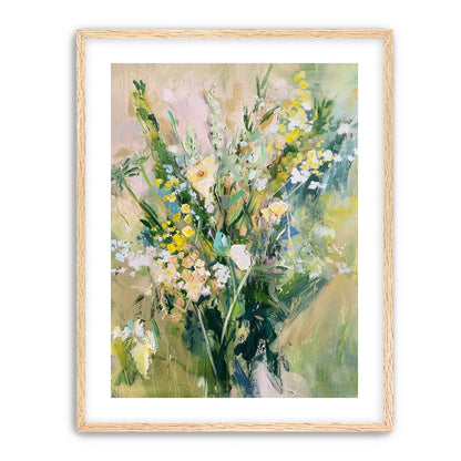 Wildflowers leaning into light