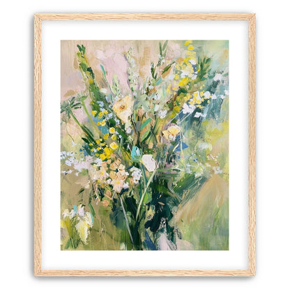 Wildflowers leaning into light