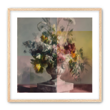 Bouquet in divided light