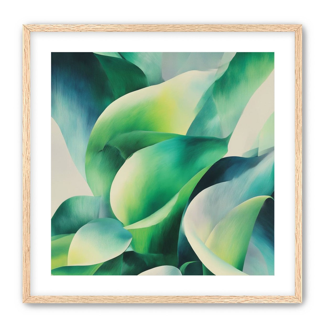 Calla lilies among green shadows