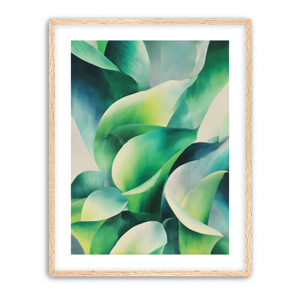 Calla lilies among green shadows