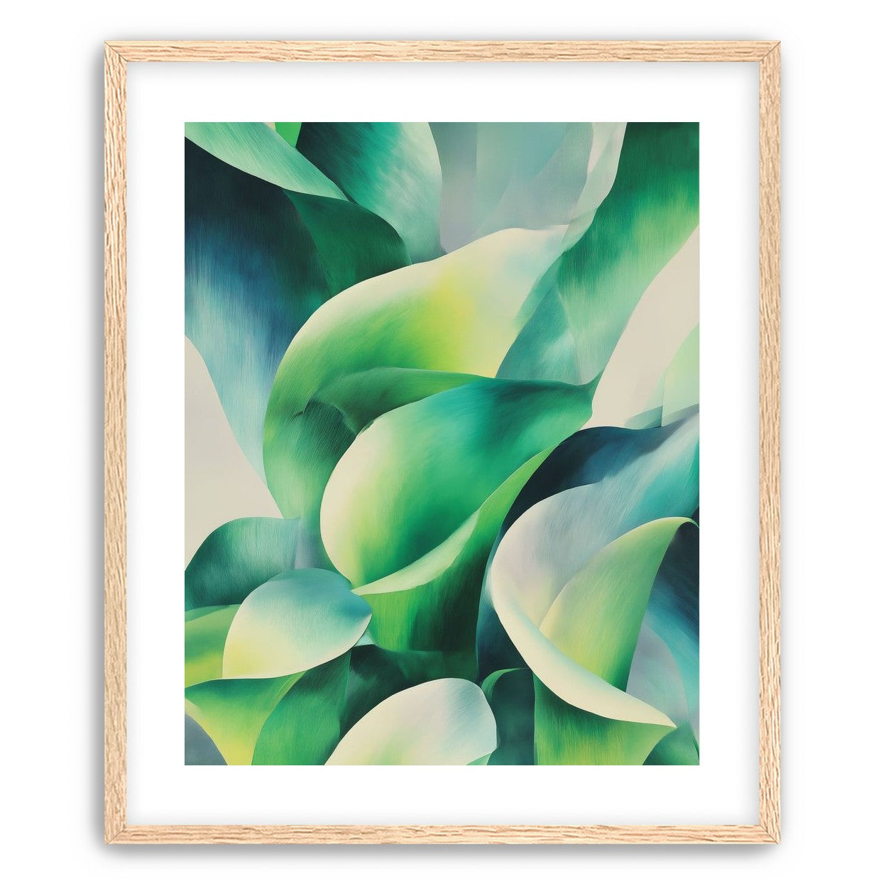 Calla lilies among green shadows
