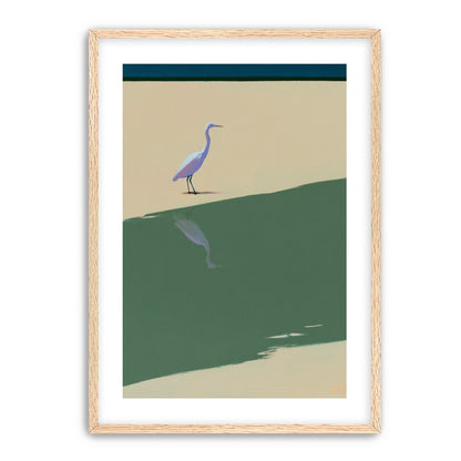 Where the egret doubles