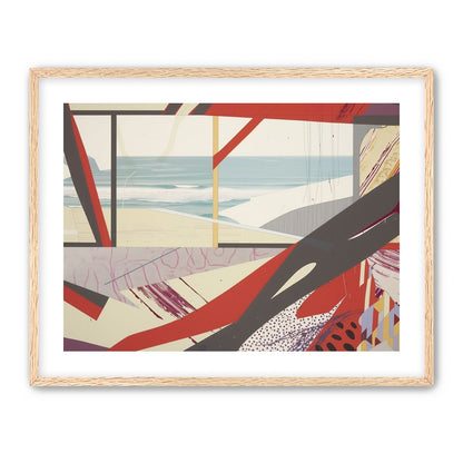Beach horizon within angled bands