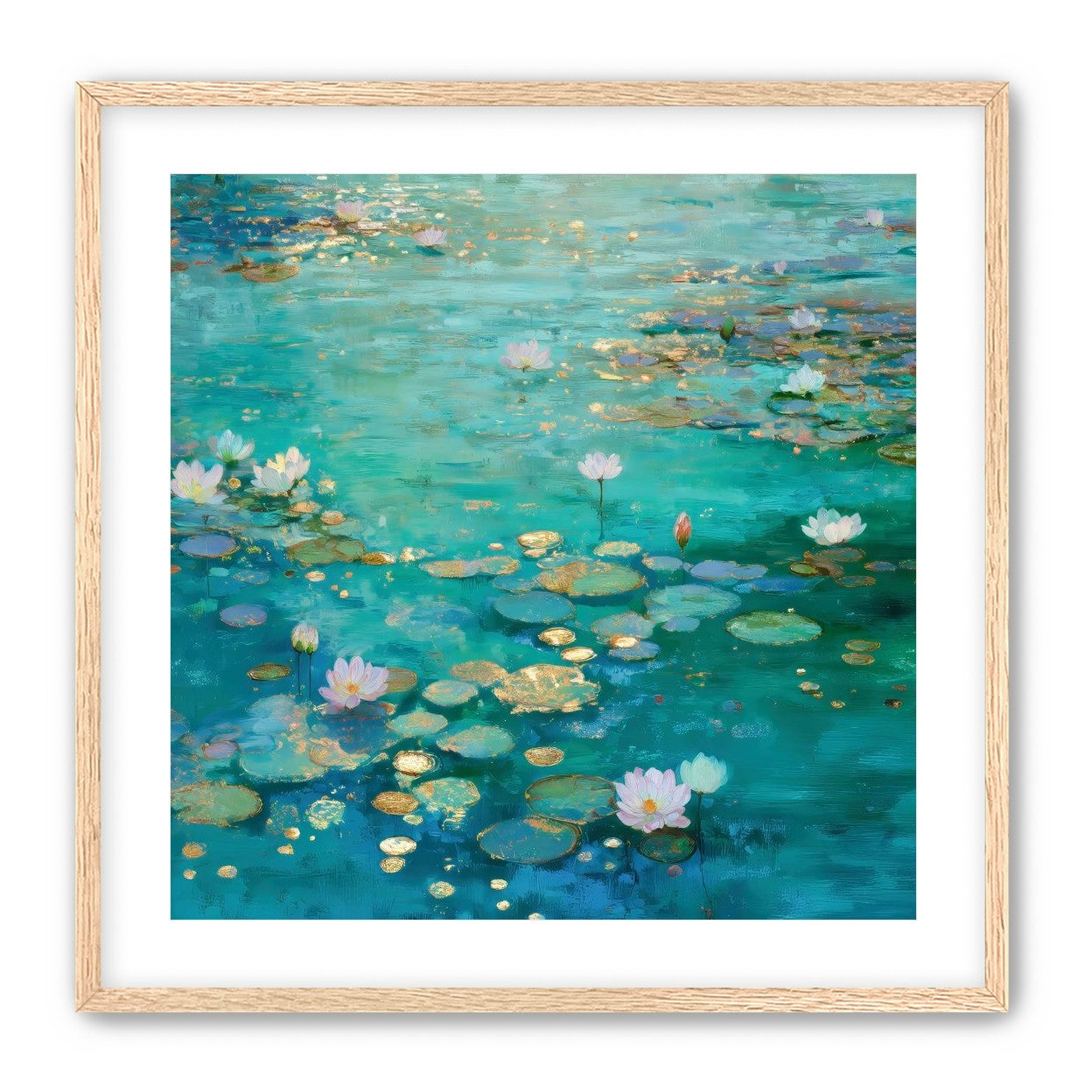 Quiet Gold on Blue Water
