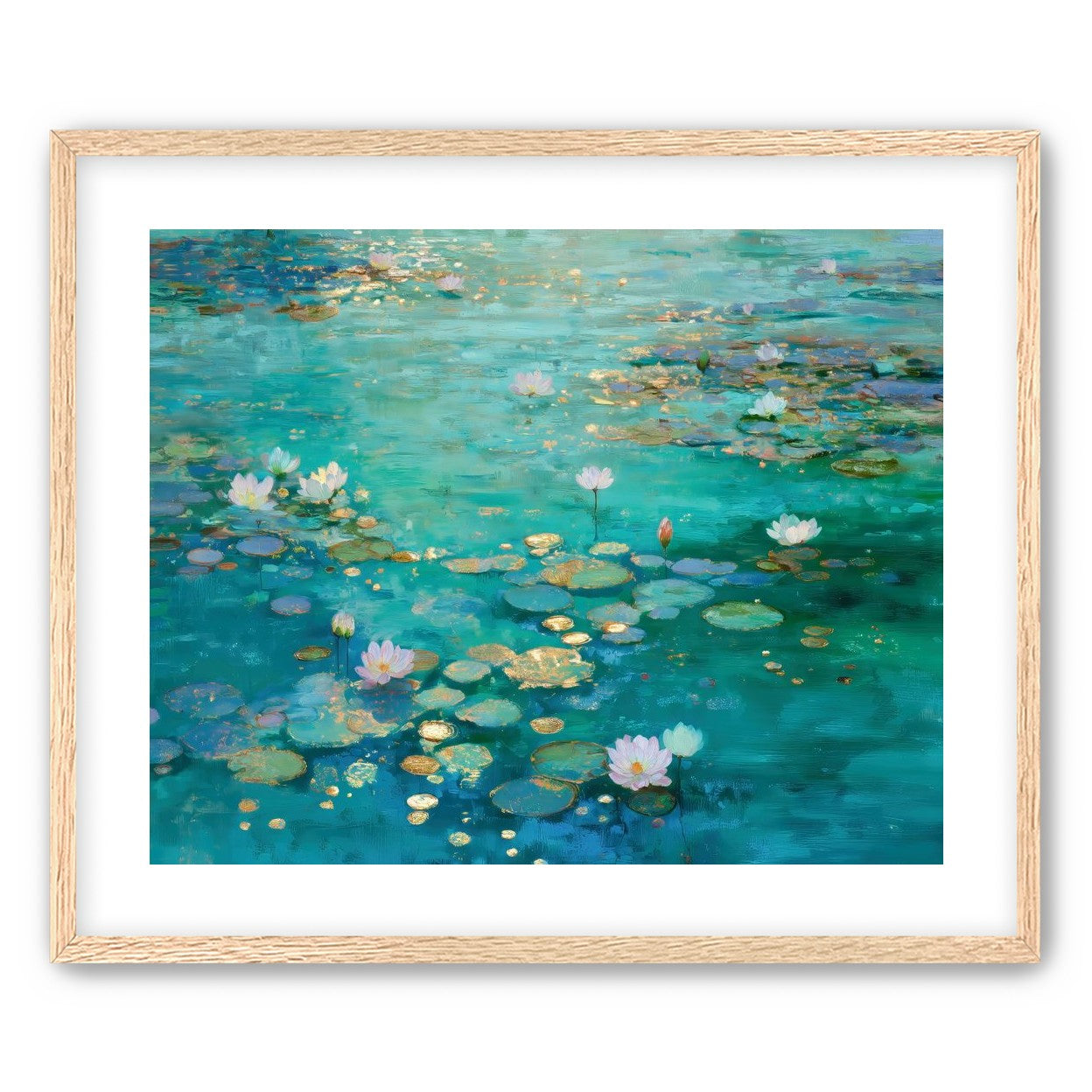 Quiet Gold on Blue Water