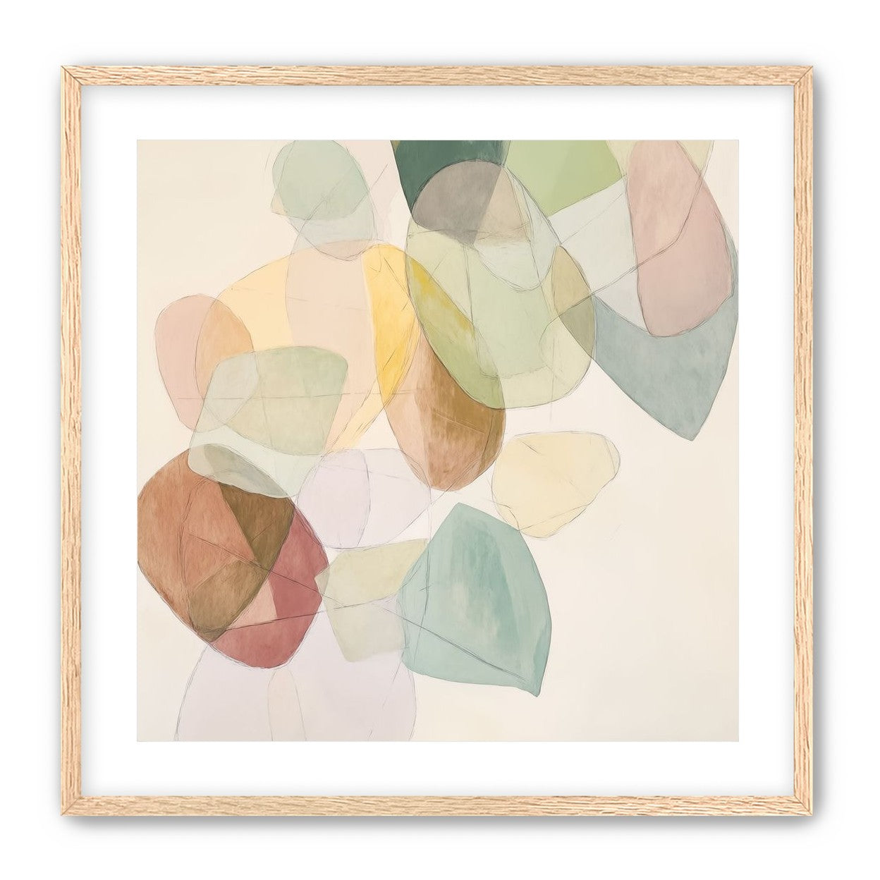 Layered Forms on Paper