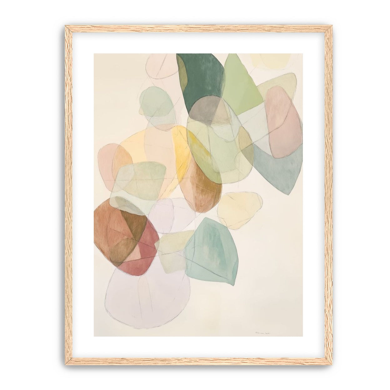 Layered Forms on Paper