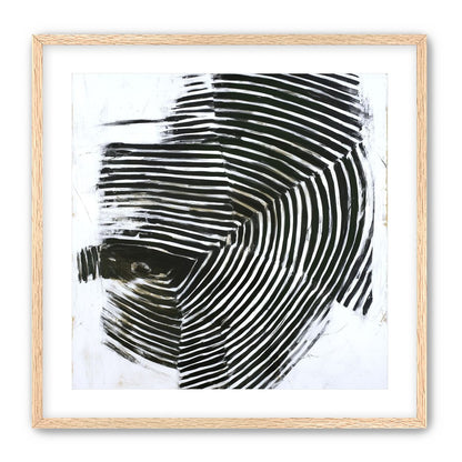 Black bands in white scrape