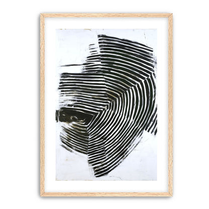 Black bands in white scrape