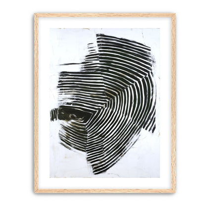 Black bands in white scrape