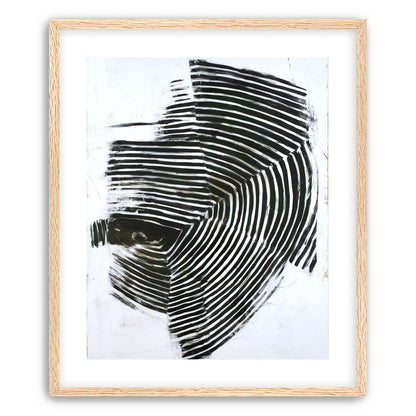 Black bands in white scrape