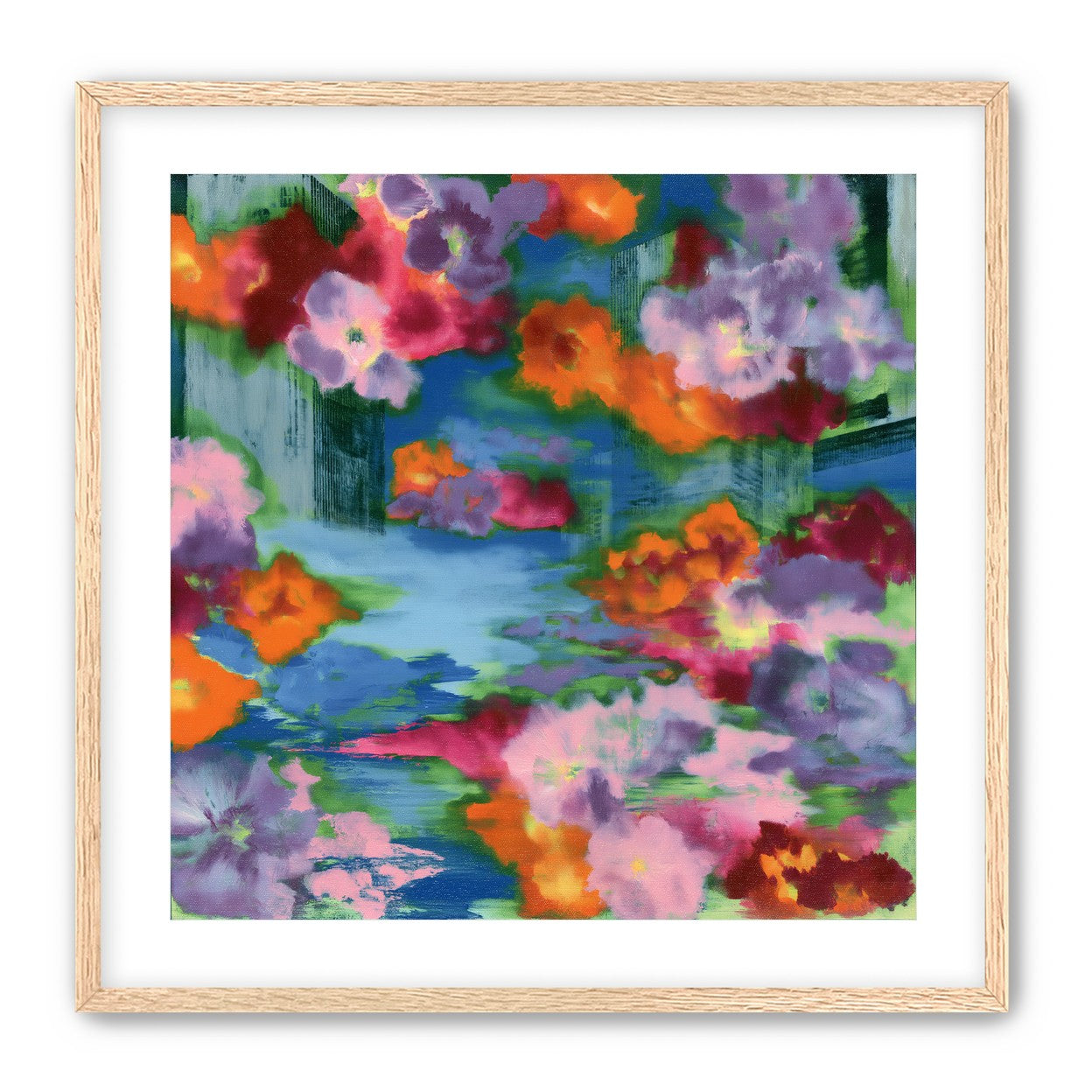 Bridges in the flower haze