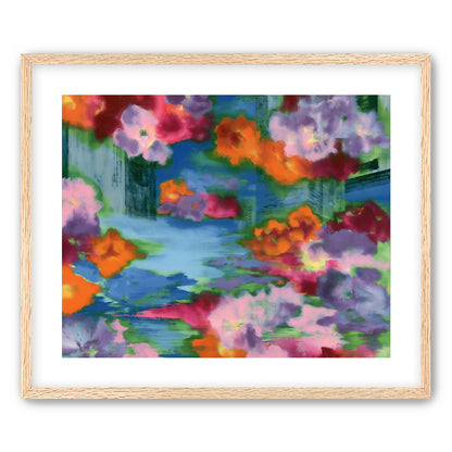 Bridges in the flower haze