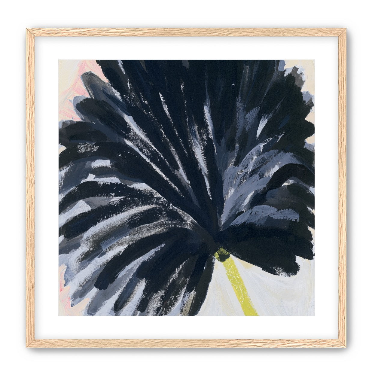 Black petals in pale light